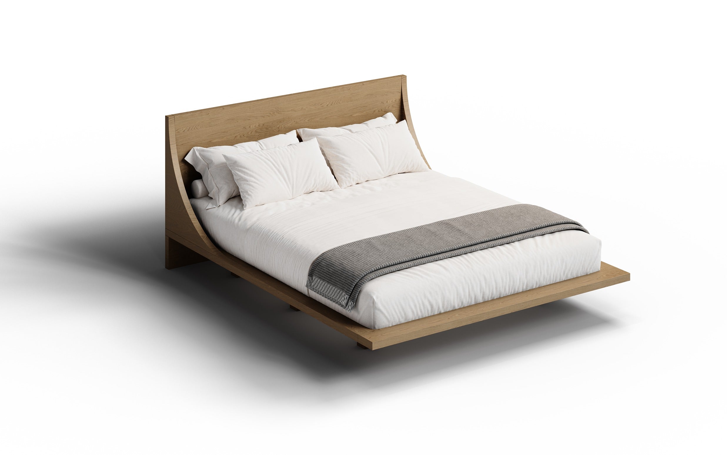 DesignBeds Cama Rennes (Madera natural) — Soft Room, Costa del Sol, España
